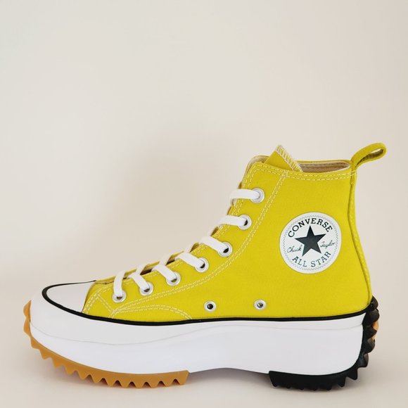 Converse Run Star Hike Hi 'Bitter Lemon' Women's Platform Sneakers A01365C NWT - Picture 3 of 6